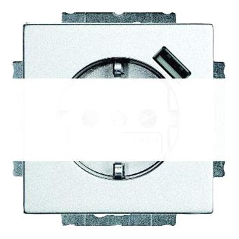 FUTURE Розетка USB со шторками алюминий безвинтовые клеммы