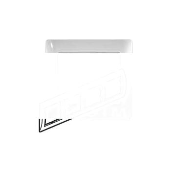 Galea Life Рамка 4 поста горизонтальная Chrome