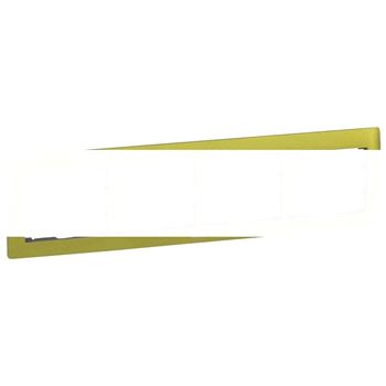Galea Life Рамка 4 поста горизонтальная Magic Green