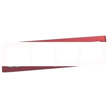 Galea Life Рамка 4 поста горизонтальная Magic Red