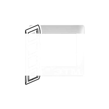Galea Life Рамка 4 поста вертикальная Chrome