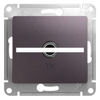 GLOSSA TV розетка оконечная 1DB механизм сиреневый туман