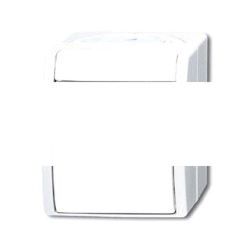 Кнопка с н/о контактом IP44 для открытого монтажа ocean белый