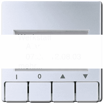 KNX информационный дисплей  алюминий