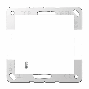 KNX-регулятор с ручкой для установки температуры  белый