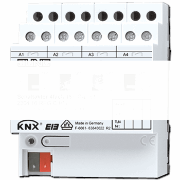 KNX/EIB-актуатор  4 выхода