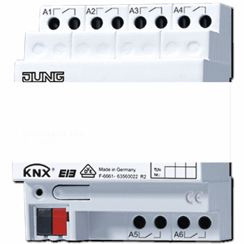 KNX/EIB-актуатор коммутирующий  6 выходов