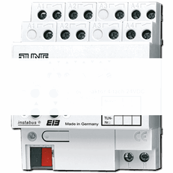 KNX/EIB-актуатор жалюзи, 4-кратный