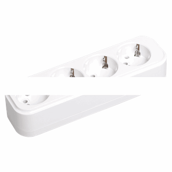 Колодка K04 4 места 2P+PE 16A CLASSIC