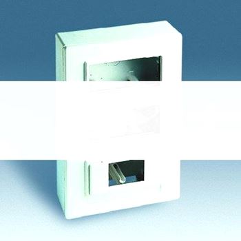 Коробка на 4 механизма 27 серии и 1 автоматич. выключателя, накладной монтаж, 250х150х60мм, сл.кость