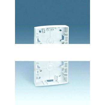 Коробка наружной установки на 1 пост,  89х89х27 mm, S82, графит
