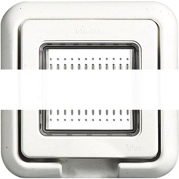 Крышка влагозащитная IP55 Idrobox белый 2 модуля