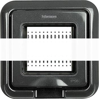 Крышка влагозащитная IP55 Idrobox серый Living 2 модуля