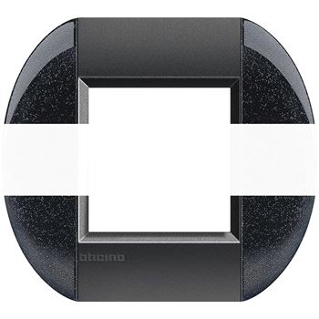 LivingLight Рамка овальная 1 пост Антрацит