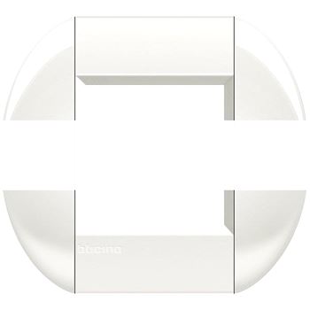 LivingLight Рамка овальная 1 пост Белый