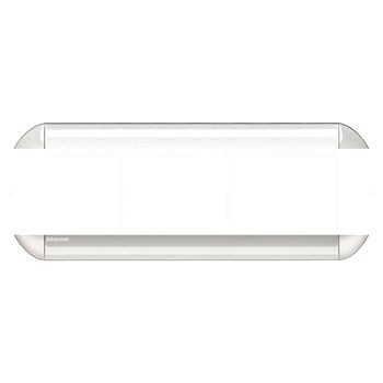 LivingLight Рамка овальная 3 поста Хром