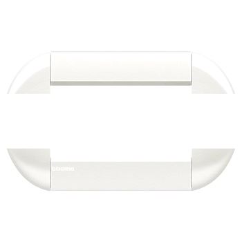 LivingLight Рамка овальная 4 поста Белый