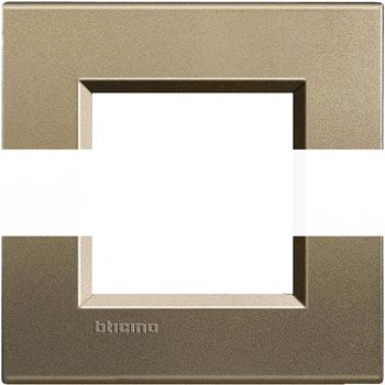 LivingLight Рамка прямоугольная 1 пост Коричневый шелк