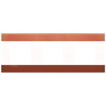 LivingLight Рамка прямоугольная 3 поста Красный шелк