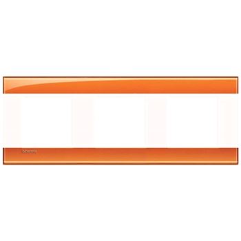 LivingLight Рамка прямоугольная 3 поста Оранжевый