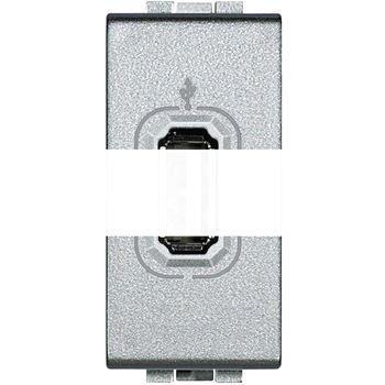 LivingLight Разъем USB алюминий
