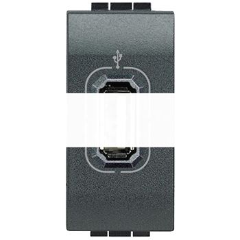 LivingLight Разъем USB антрацит