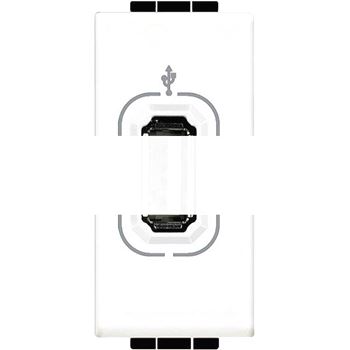 LivingLight Разъем USB белый