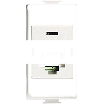 LivingLight Розетка компьютерная RJ45 STP категория 6 IDC110 белый