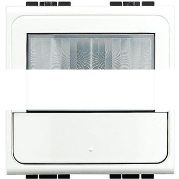 LivingLight Выключатель ИК с датчиком освещенности белый
