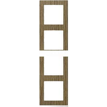 M-Pure Decor Рамка 4 поста дуб/бриллиантовый белый