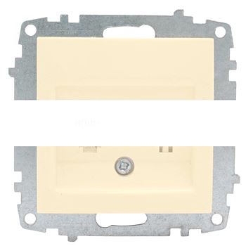 Механизм розетки Милан RJ-45 1-местной бежевый без рамки