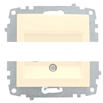 Механизм розетки Милан RJ-45+Phone бежевый без рамки