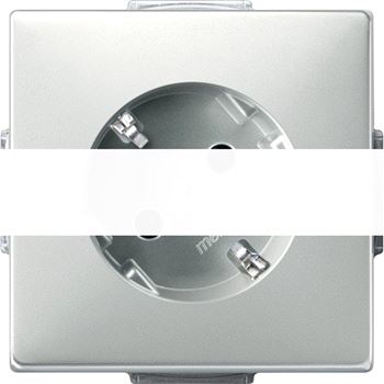 Механизм розетки Schuko 45гр. стальной