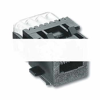 Механизм телефонной розетки Jack 1х8 RJ11/12 RJ45 кат3