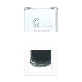 Mosaic Clarity Розетка компьютерная 1 модуль RJ-45 категория 6 UTP 110