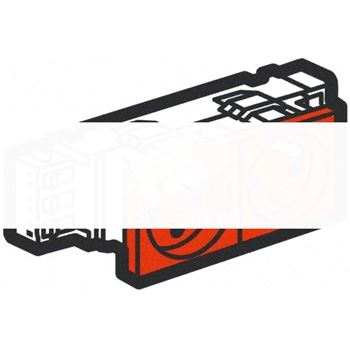 Mosaic-New Розетка двойная 2К+3 с заземлением     65мм