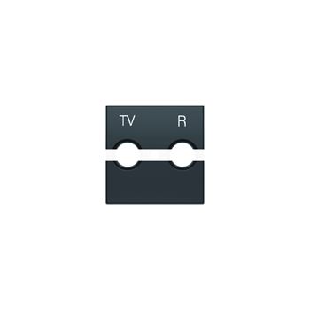 Накладка для TV-R розетки SKY черный бархат (8550 NS)