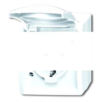 OCEAN Розетка наружная IP44 альпийский белый 16А 250В SCHUKO (20 EW-54-500)