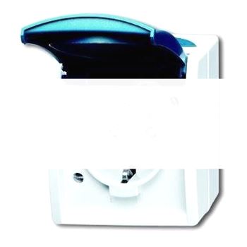 OCEAN Розетка наружная IP44 серая/сине-зеленая 16А 250В SCHUKO (20 EW-53-500)