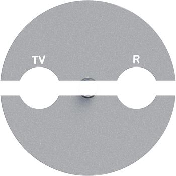 ODACE Накладка R-TV/SAT алюминий