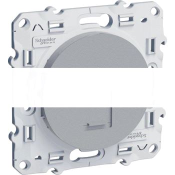 ODACE Розетка компьютерная RJ45 6 UTP ИК алюминий