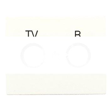 OLAS Накладка TV/R розетки белый жасмин