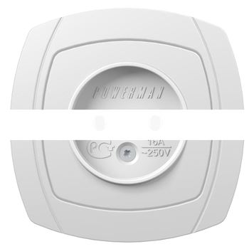 OVAL Розетка скрытая белая 16А (6022)