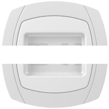 OVAL Розетка телеф.2-м.СП 6P4C бел.(6134)