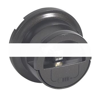 Панель лицевая розетки-зарядки USB с подставкой для смартфона Celiane графит (67910)