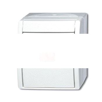 Переключатель контрольный IP44 для открытого монтажа ocean белый