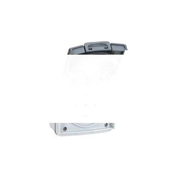 PLEXO Розетка х1 с/з IP55 20А 400В  серый (91657)