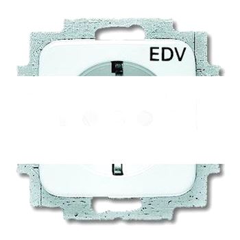 REFLEX Розетка с маркировкой EDV альпийский белый 16А 250В SCHUKO (20 EUC/DV-214-500)