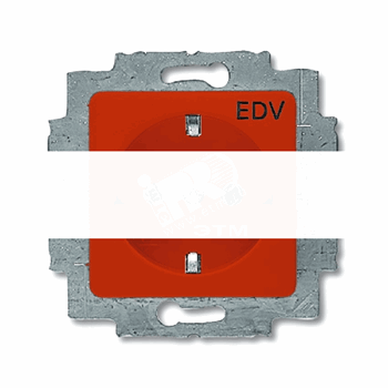 REFLEX Розетка с надписью EDV альпийский белый