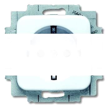 REFLEX Розетка  со шторками альпийский белый 16А 250В SCHUKO (20 EUCKS-214-500)